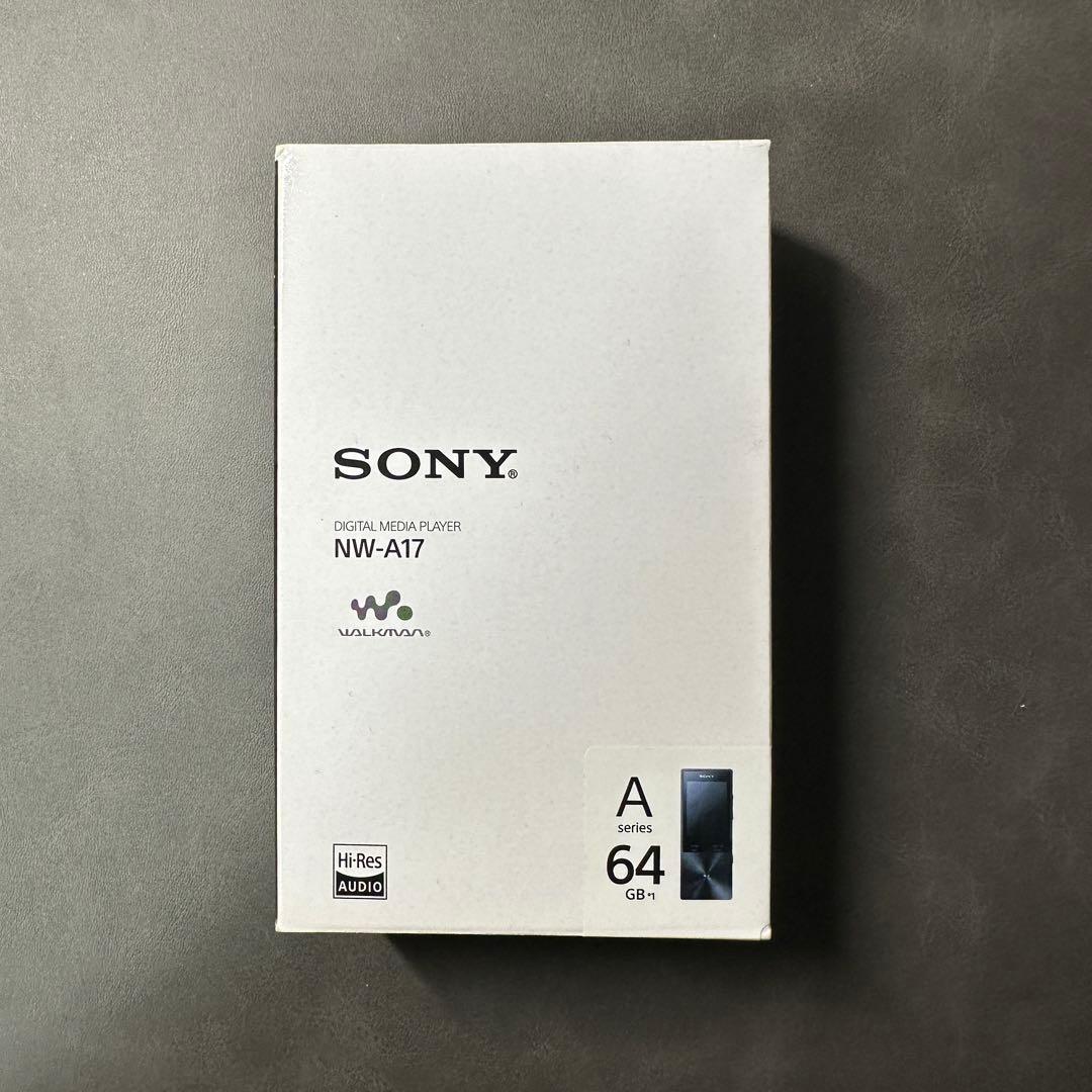 【箱付】SONY ウォークマン NW-A17(64GB) ブラック