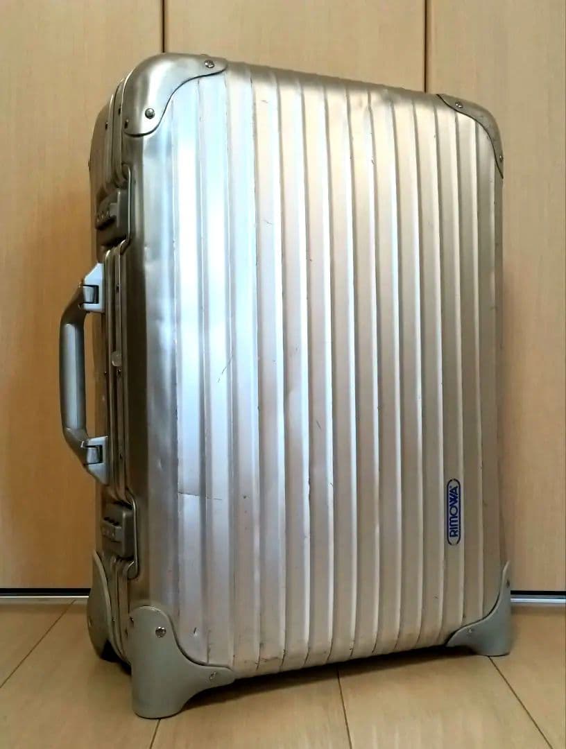 RIMOWA リモワ トパーズ アルミ 32L 2輪 機内持込可　廃盤　青ロゴ