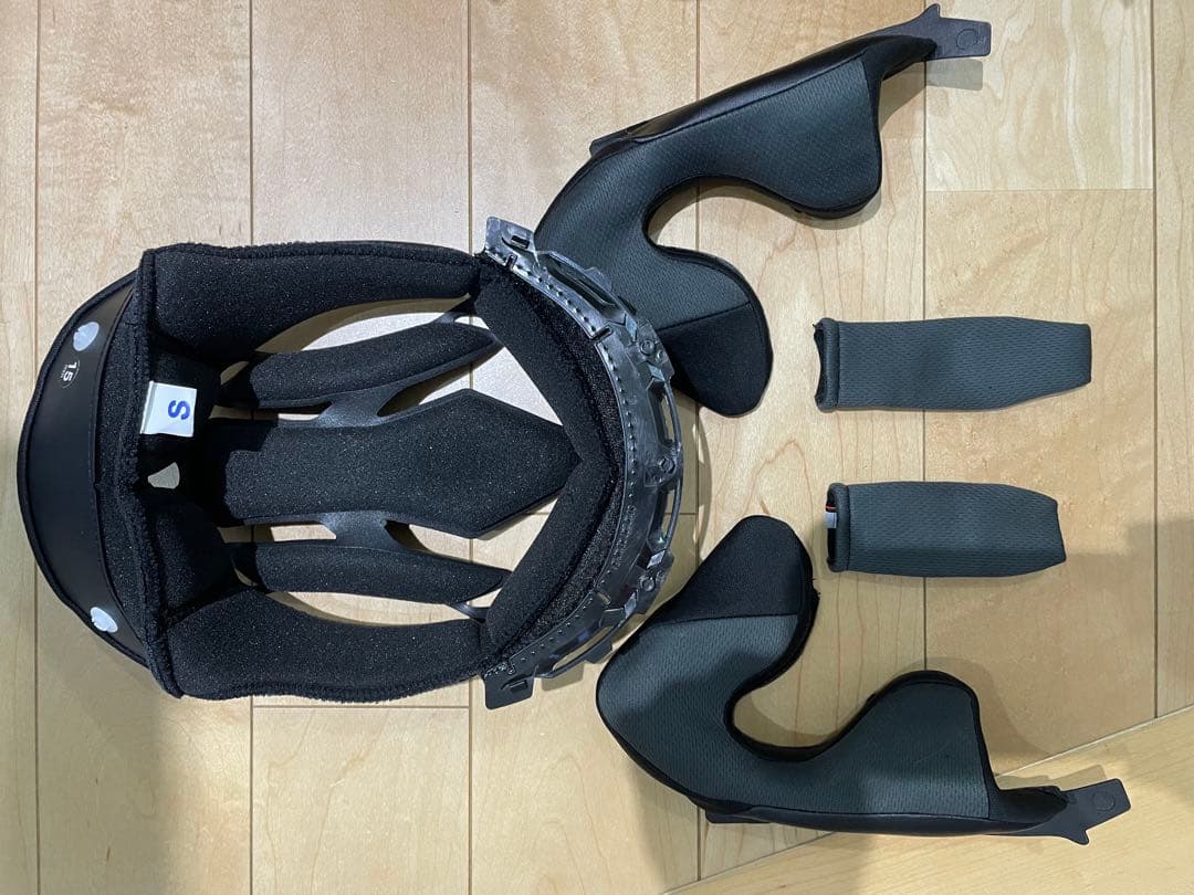 Kabuto ジェットヘルメット エクシード　マットブラック ミラーシールド付き