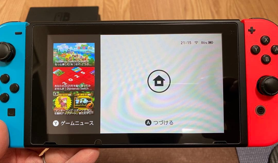 Nintendo Switch 2021年製 本体 青/赤 Joy-Con