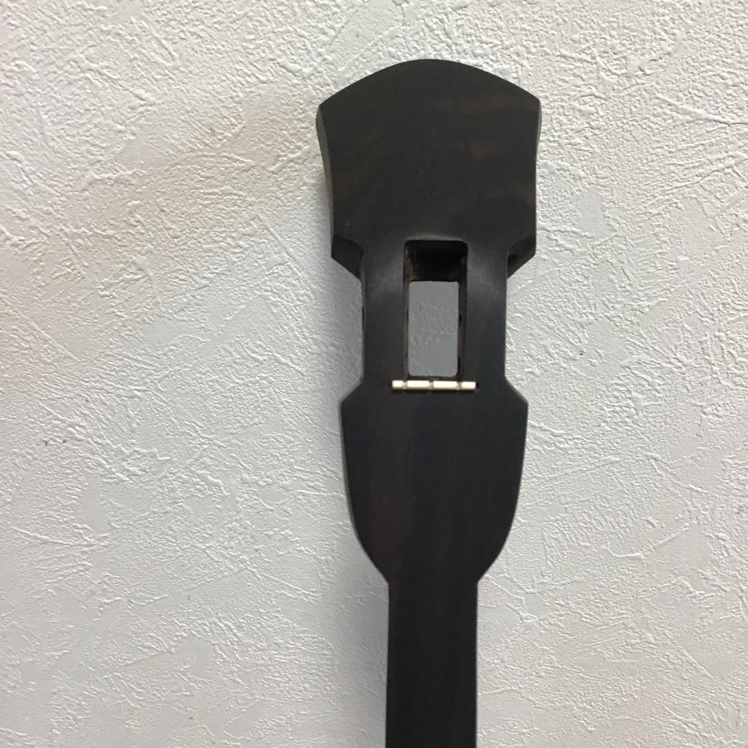 三線用棹(樹齢300年以上縞黒檀)塗装なし