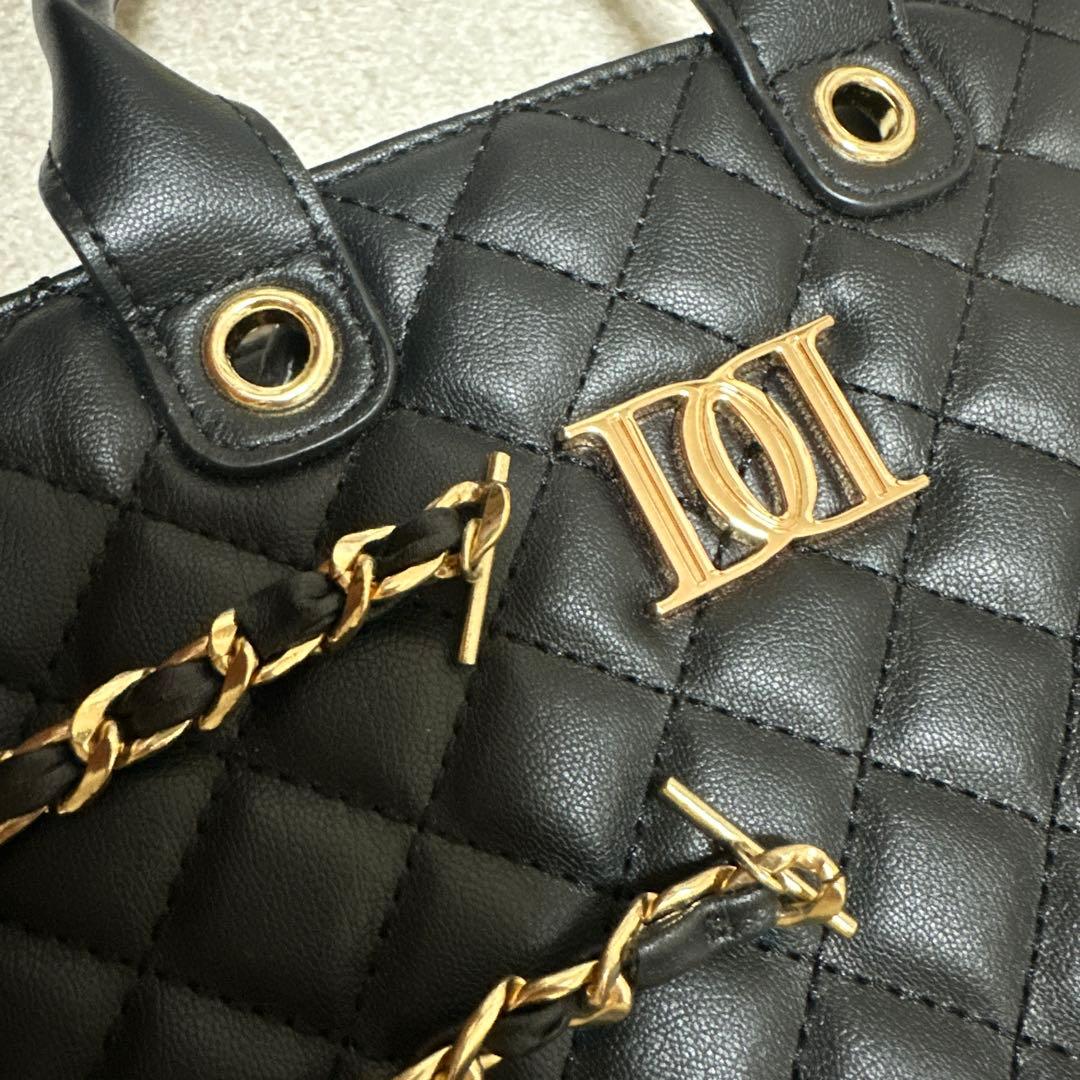 【美品】 Darich キルティング チェーン バック 黒 人気 完売