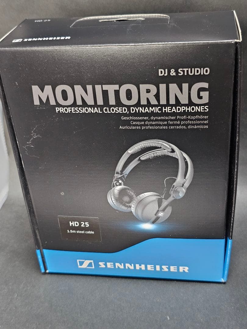 Sennheiser HD25 ヘッドホン※HPC-HD25 V2にリケーブル済