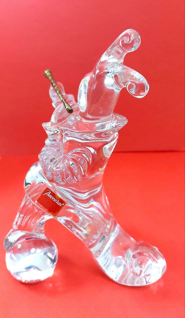 お値下【Baccarat バカラ】ピエロ　笛吹き　置物　Jean Baggio