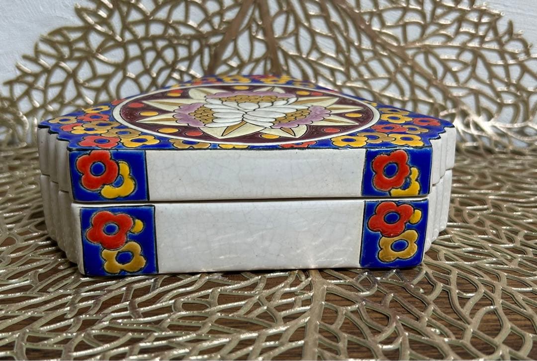 Longwy フランス製 手描エナメル彩色(ロングイ)