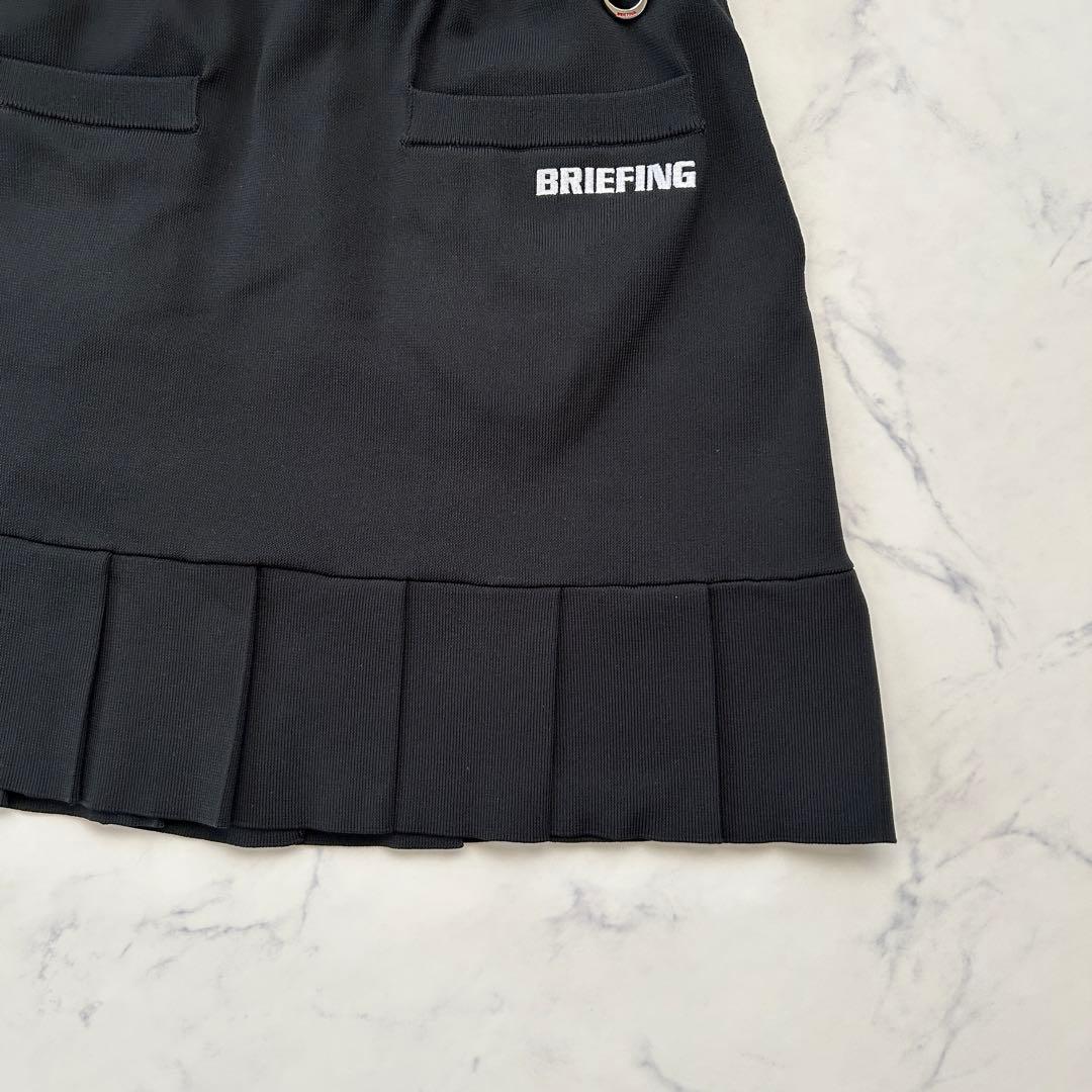 新品 ブリーフィング 2025年モデル プリーツスカート ニット ロゴ ゴルフ