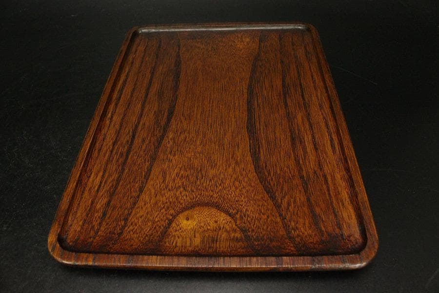 笹蒔絵 板文庫硯 共箱 未使用 文房四宝(A923)