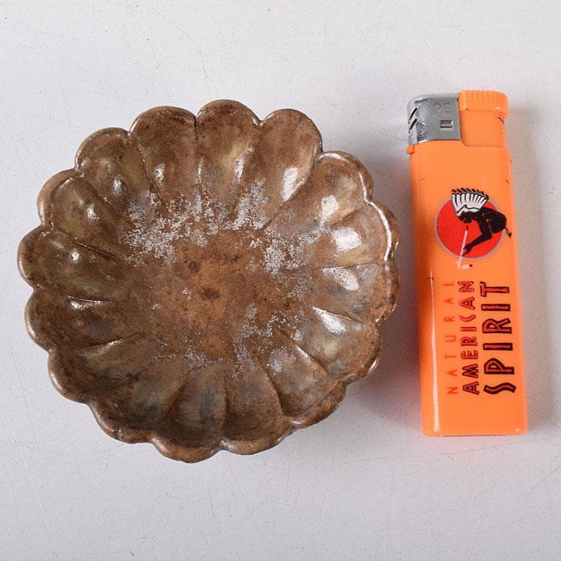 和食器　備前焼　古備前　波千鳥文　手塩皿　五客　C　R8360