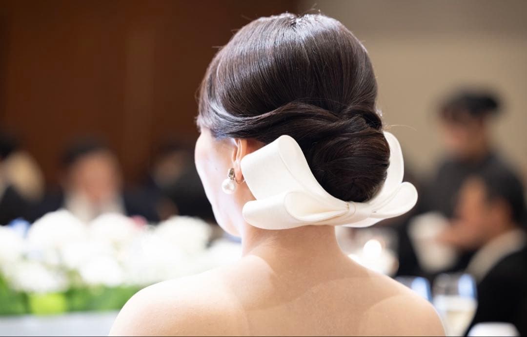 EMarie エマリーエ　リボンボンネ　Mサイズ