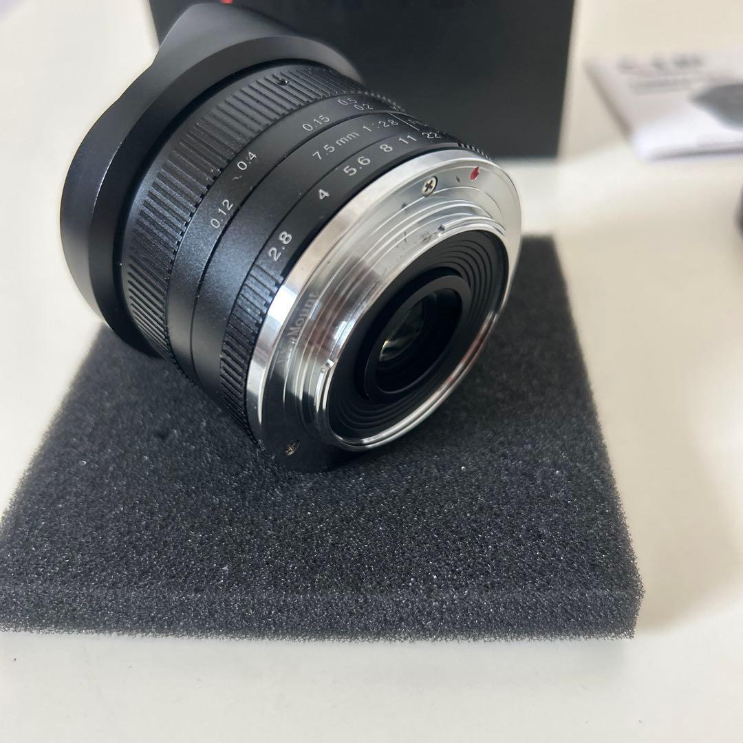 ☆美品☆ 七工匠 F2.8 7.5mm 魚眼 FX-mount レンズ