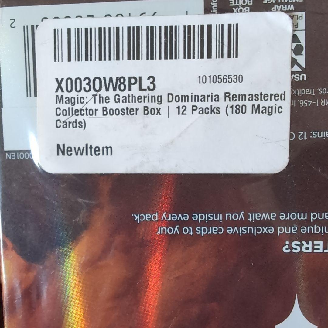 MTG ドミナリア リマスター コレクター ブースター BOX 英語版 未開封