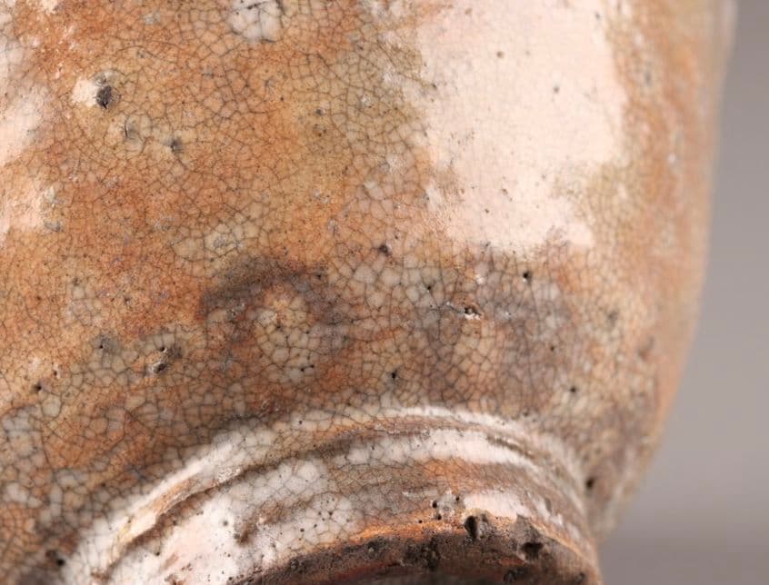 【大井戸茶碗　有楽 】古美術 朝鮮古陶磁器 李朝 青井戸 茶碗 時代物　喜左衛門