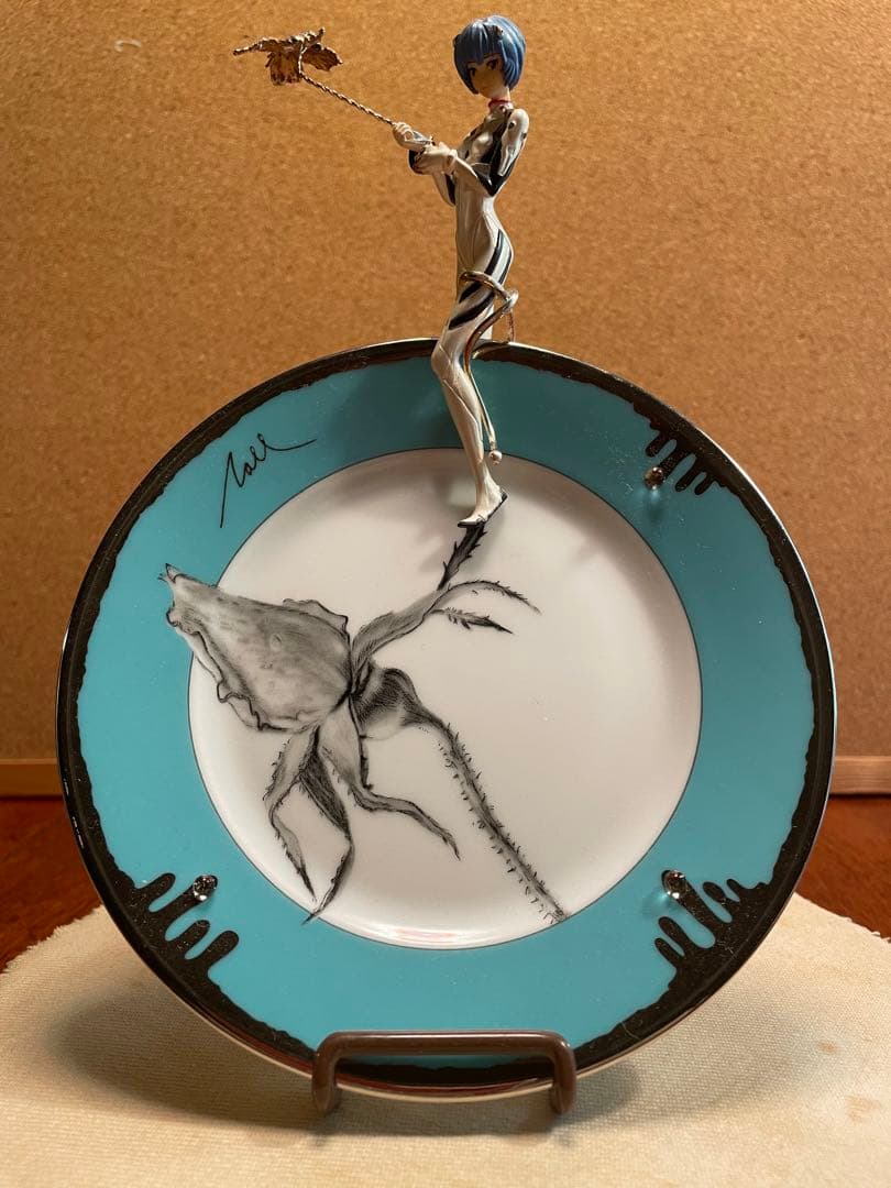 アビラント・リモージュ×綾波レイ　ヴィンテージ　アート　銀　フィギュア　工芸品