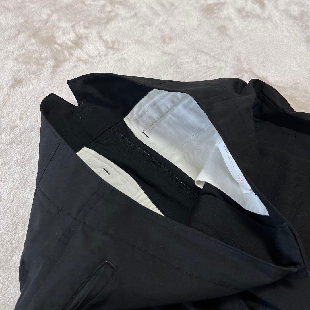 ルシ ウール、ポリ　ギャバジン　バルーンパンツ　洗い加工