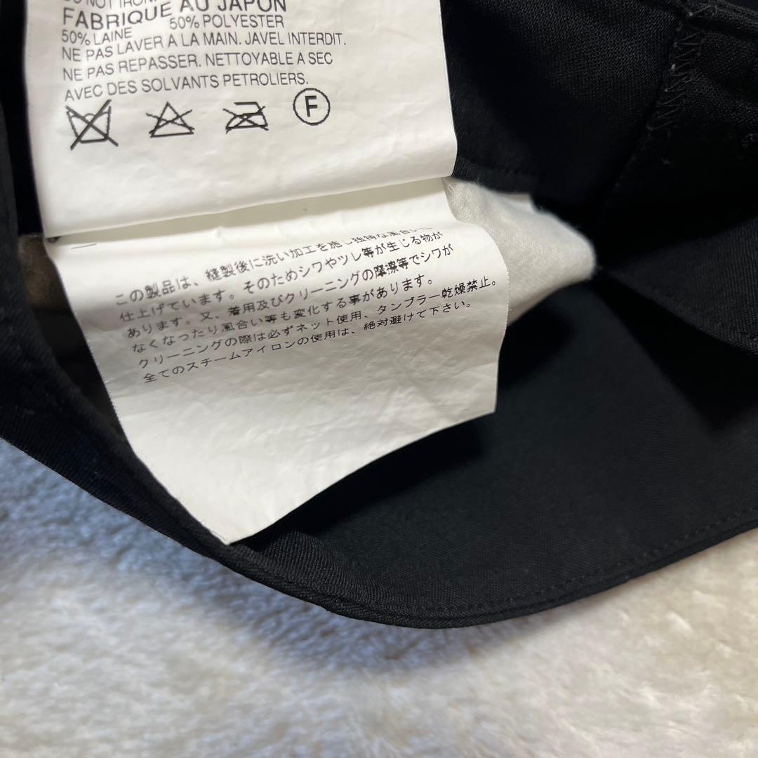 ルシ ウール、ポリ　ギャバジン　バルーンパンツ　洗い加工