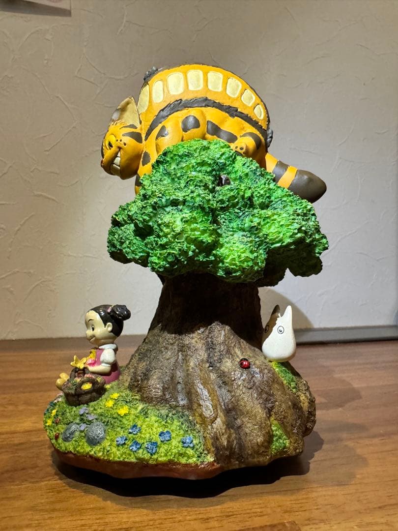 トトロ ネコバス　フィギュア オルゴール　箱付き