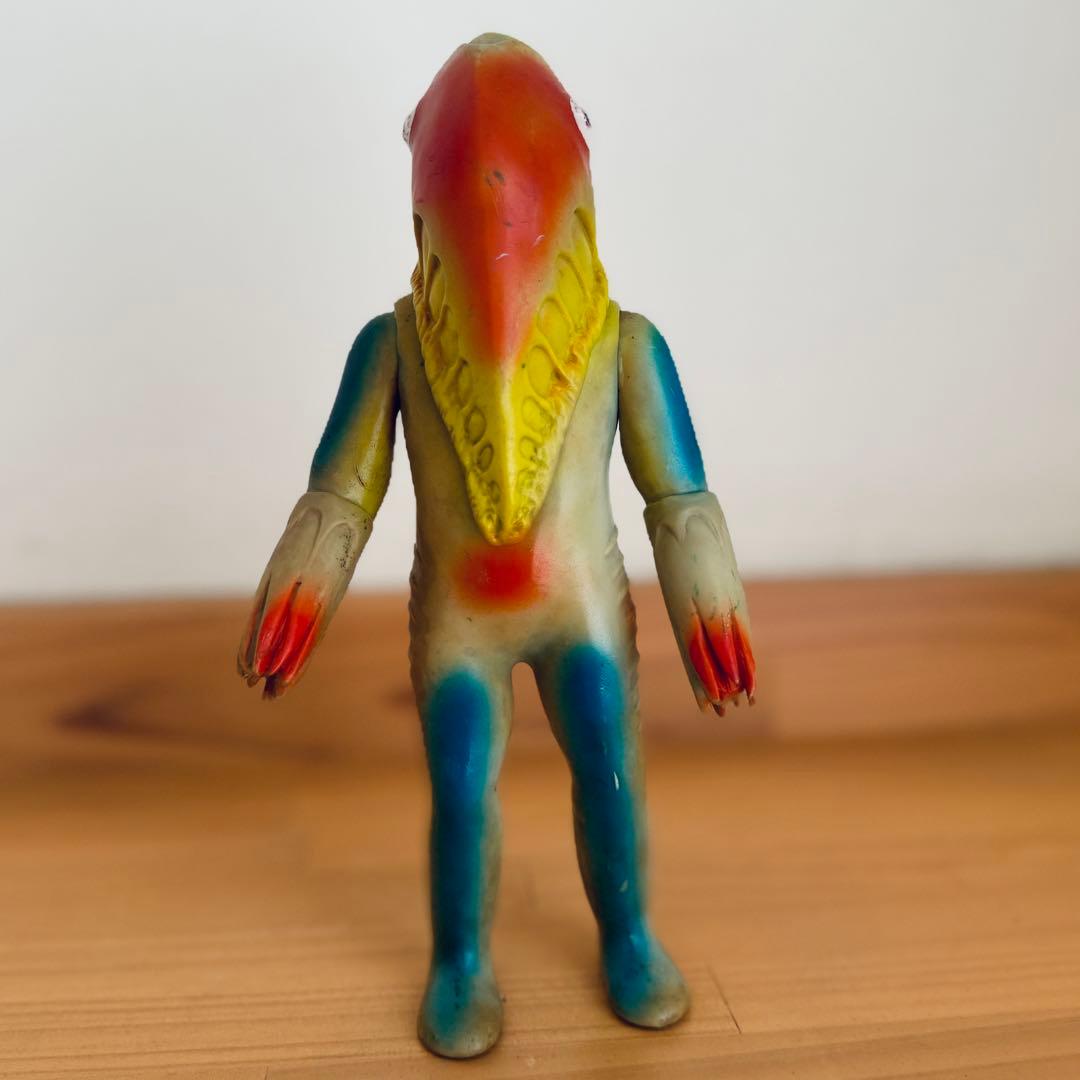 【7/21まで限定割引】ブルマァク メトロン星人 ソフビ 当時物