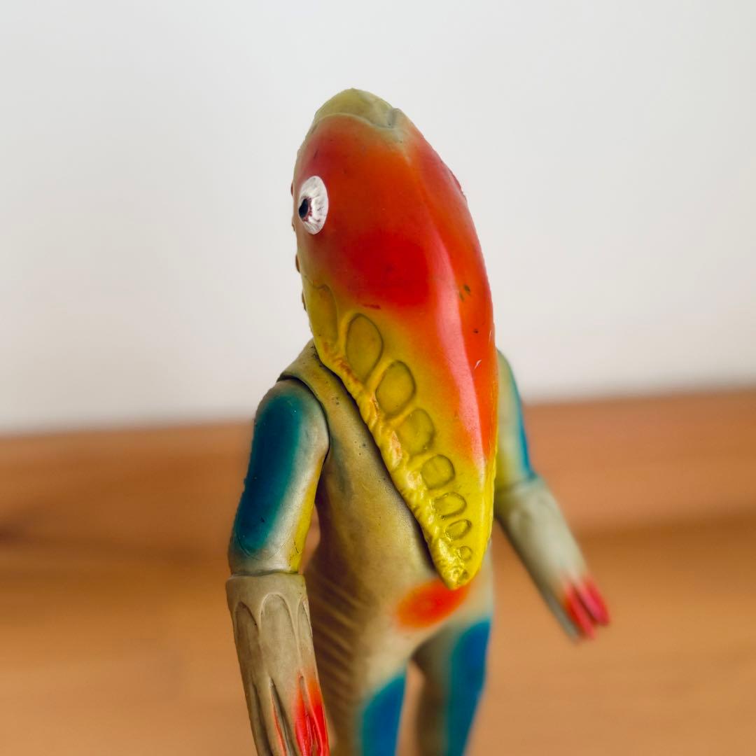 【7/21まで限定割引】ブルマァク メトロン星人 ソフビ 当時物