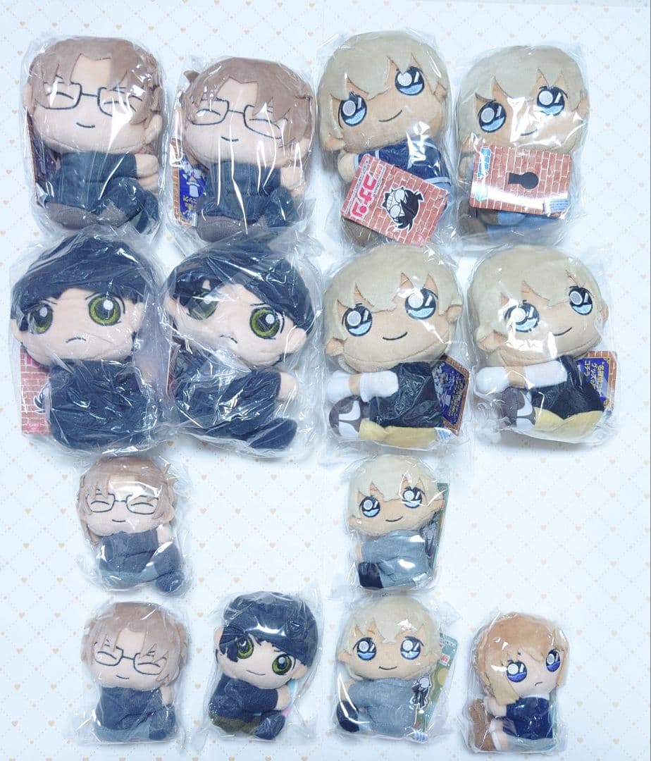 名探偵コナン　ぬいぐるみ　マスコット　赤井　安室　沖矢　哀