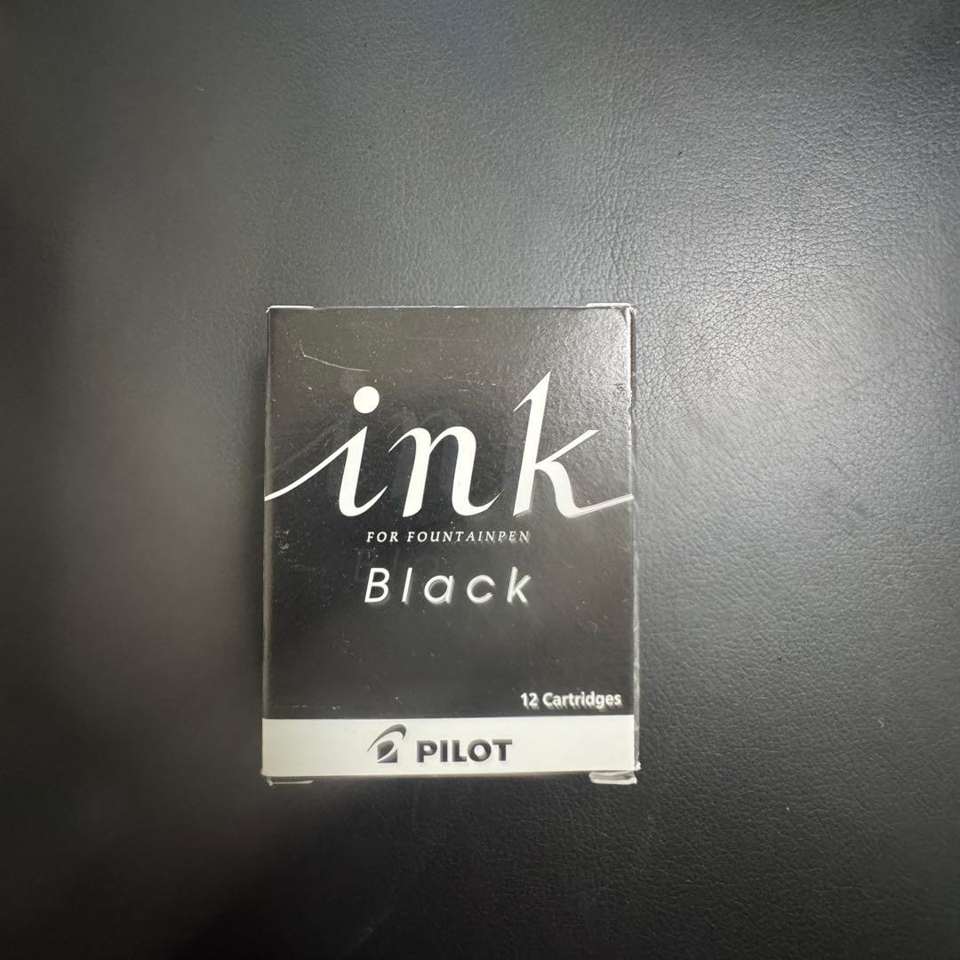 PILOT decimo 万年筆 グレー インク替え付き