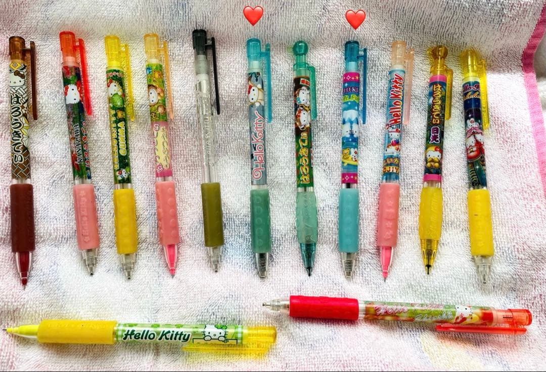 ハローキティ　リラックマ　ご当地　シャーペン　ボールペン　ストラップ　まとめ売り