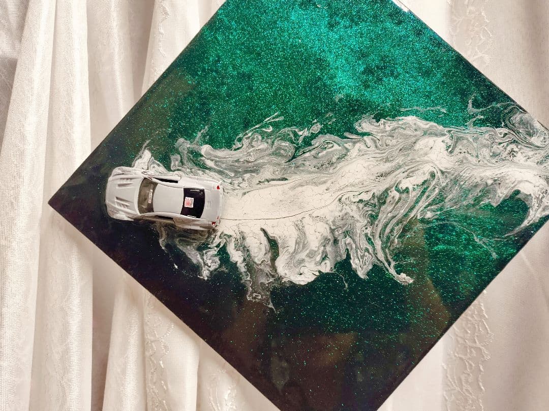 レジンジオラマ『シャークGT-R ディープオーシャンEsc』 壁掛けアート」