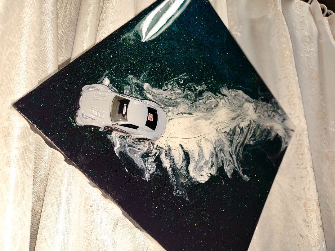 レジンジオラマ『シャークGT-R ディープオーシャンEsc』 壁掛けアート」