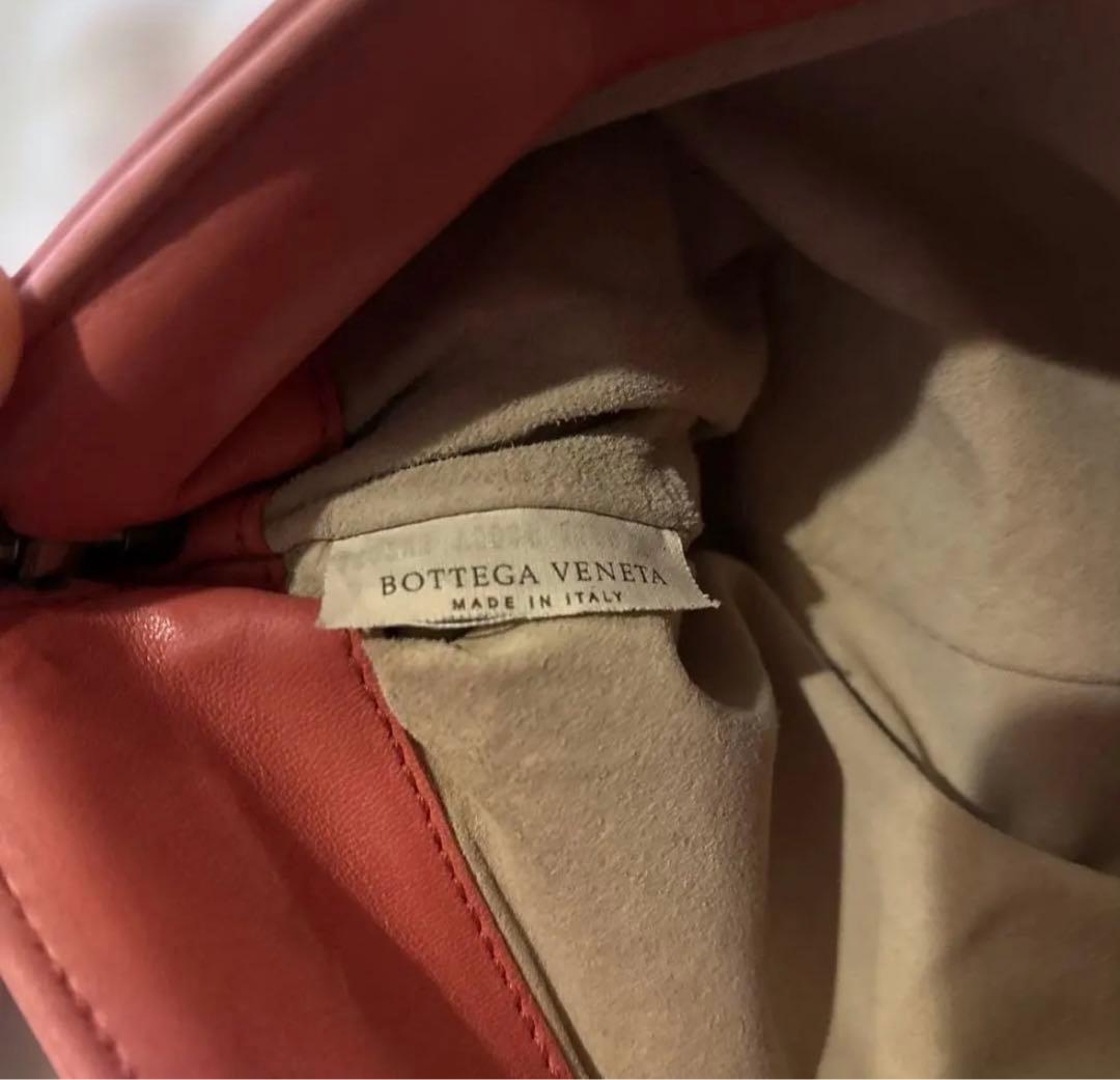 Bottega Veneta ピンク レザー ハンドバッグ