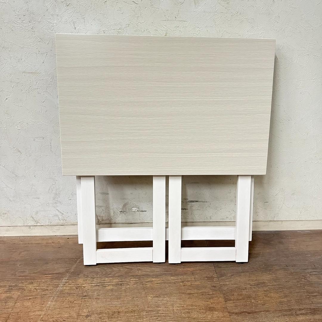 【新品・未使用】 デスク　折りたたみデスク＆チェアー　学習机　2点セット