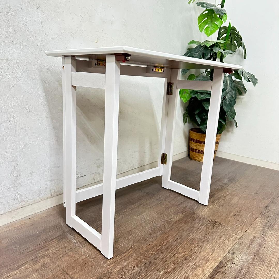 【新品・未使用】 デスク　折りたたみデスク＆チェアー　学習机　2点セット