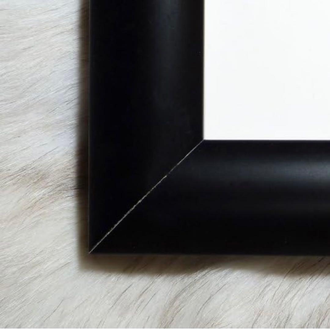 額装品 建築ポスター ル コルビジェ サヴォア邸 ウッドフレーム(ブラック)