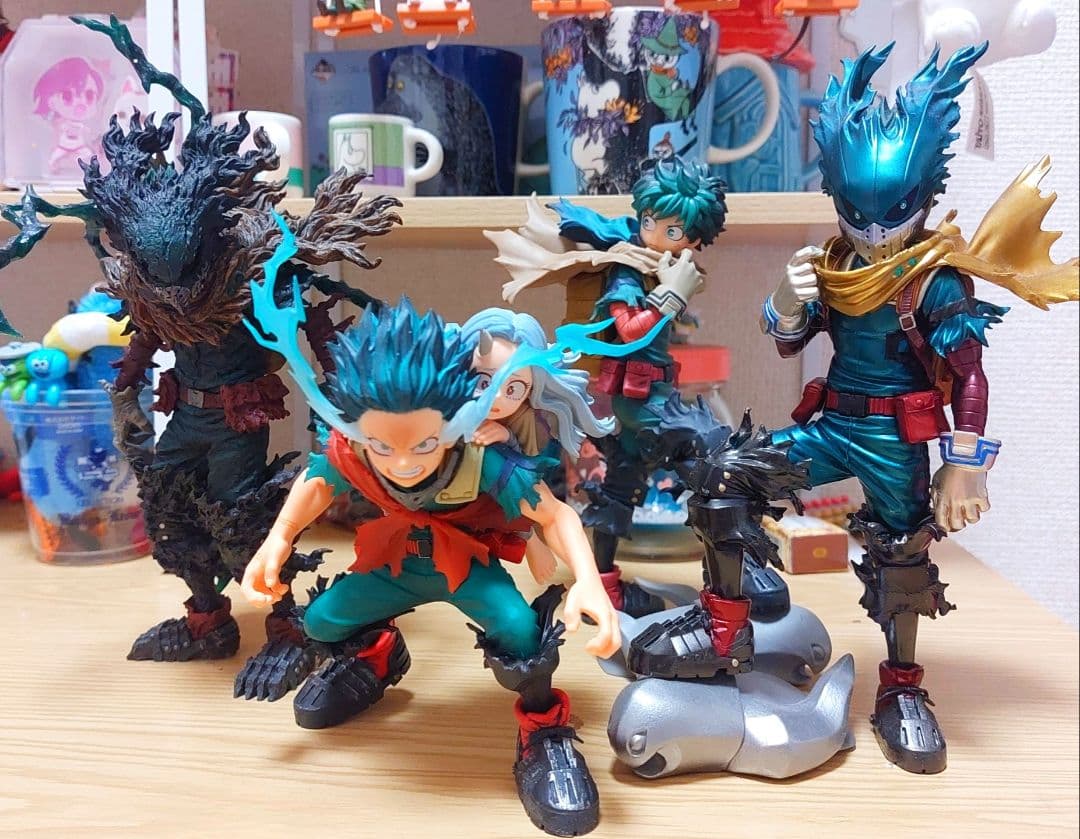 一番くじ 緑谷出久 黒デク 他 4体まとめ売り フィギュアのみ