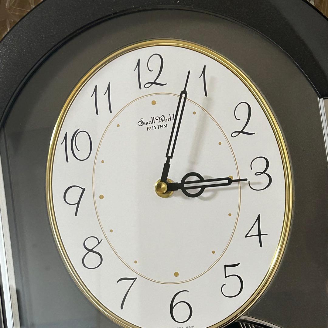 RHYTHM リズム スモールワールド 4MH688 からくり時計