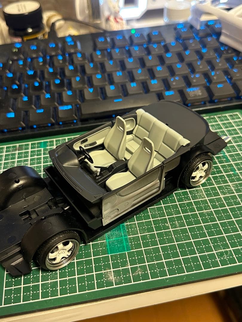 アオシマ　1/24 180sx 組み立て塗装済み　完成品