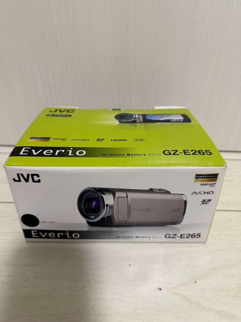 JVC Everio GZ-E265 ビデオカメラ 付属品、ポーチ付き