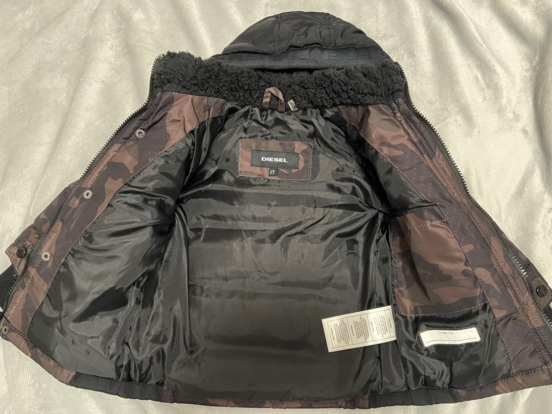 【あさひ】 新品 DIESEL ディーゼル カモフラージュ ダウン 2T