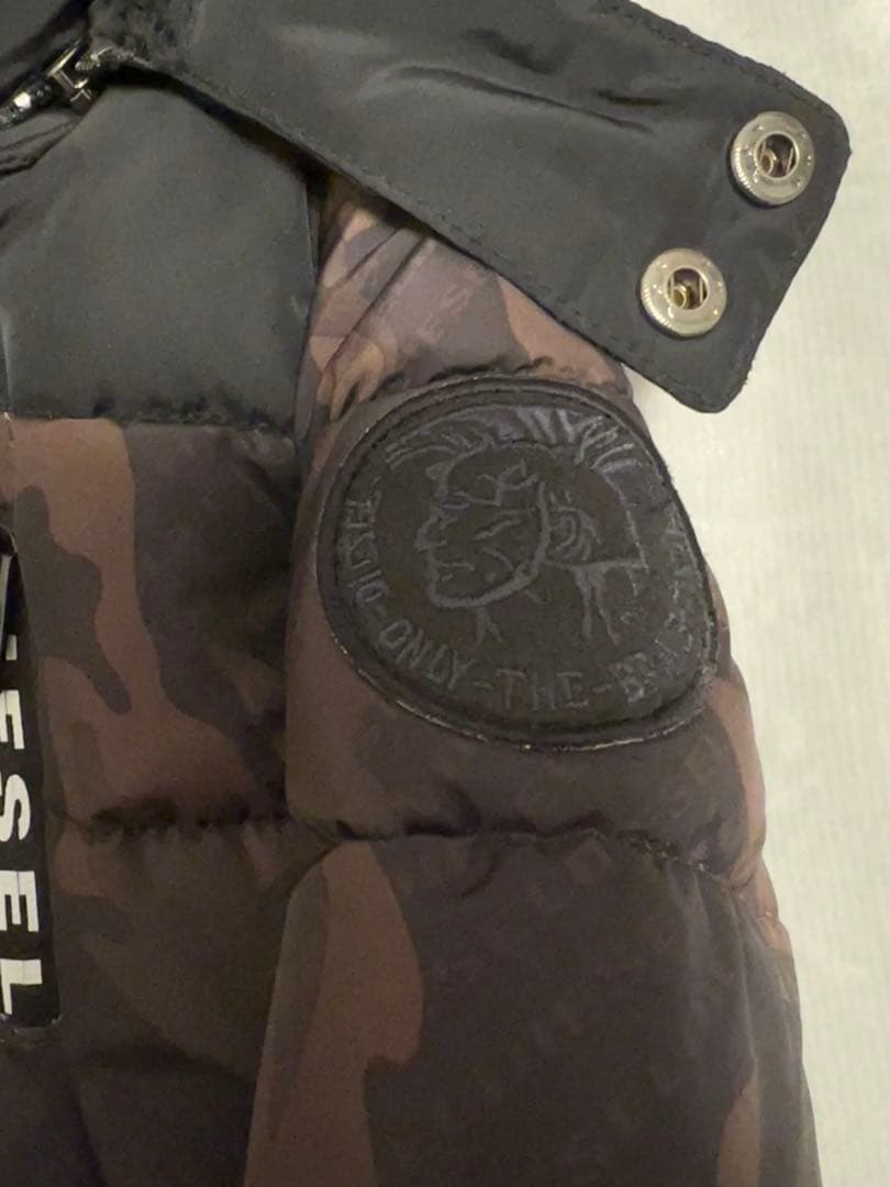 【あさひ】 新品 DIESEL ディーゼル カモフラージュ ダウン 2T