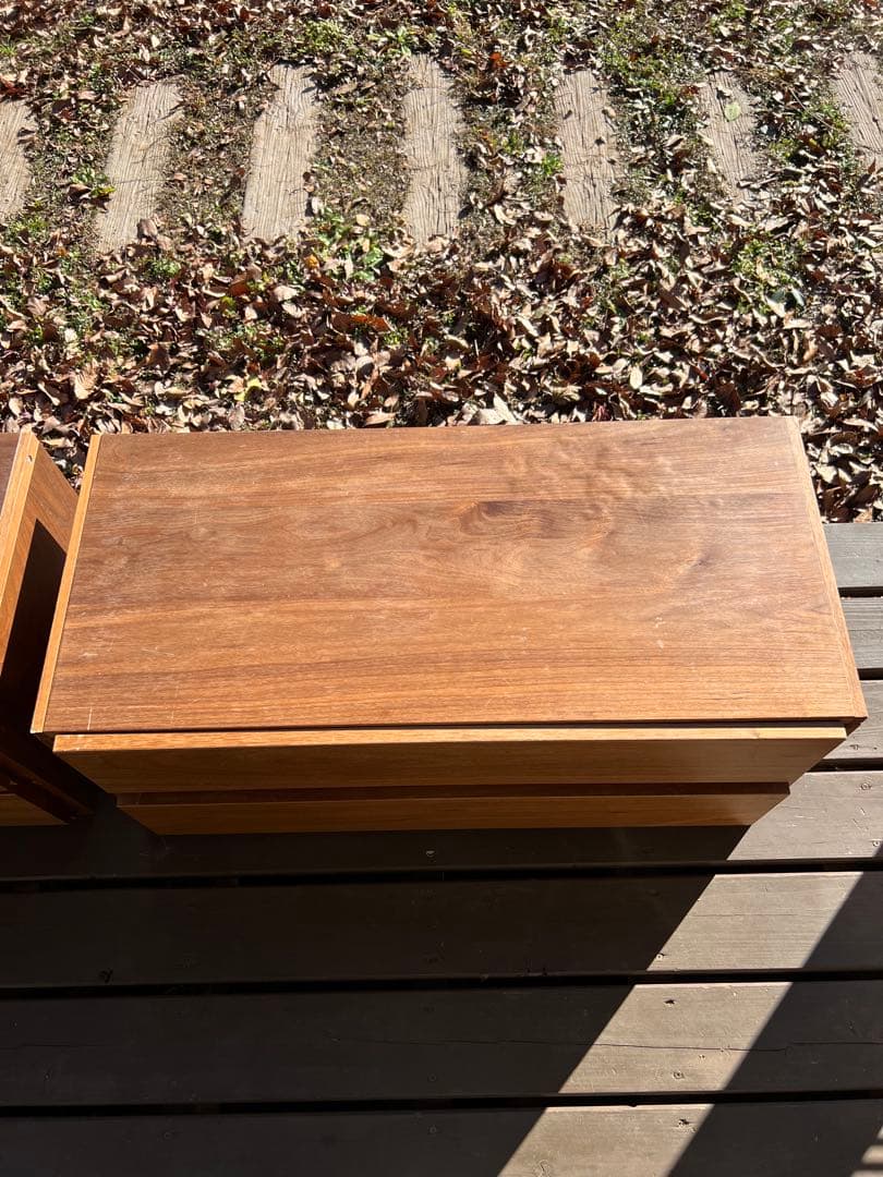 無印良品 ユニットシェルフ ボックス 引出し2段 幅84cm 2個セット