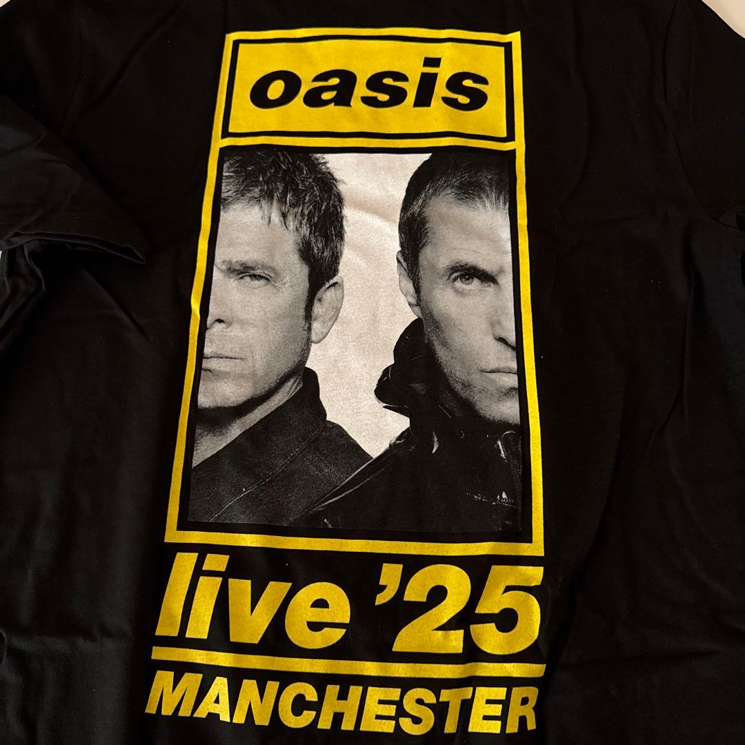 oasis live '25 Tシャツ Mサイズ 黒　マンチェスター公演
