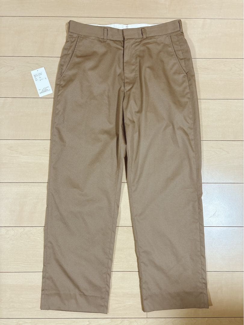 FOUNDOUR (ファウンダ) 25SS \"TWILL PANT\" BEIGE