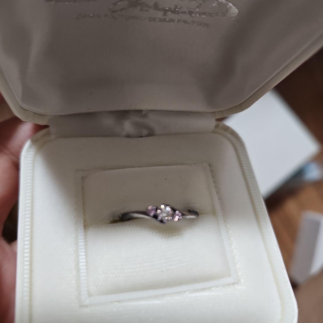 アムネシア　シルバーリング　プロポーズ　ダイヤリング