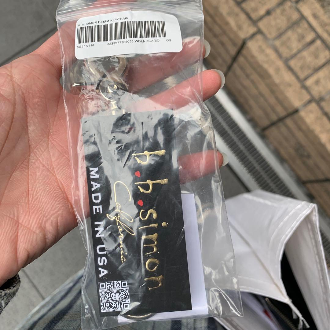 ミュージシャン Supreme x b.b. Simon Denim Keychain Camo