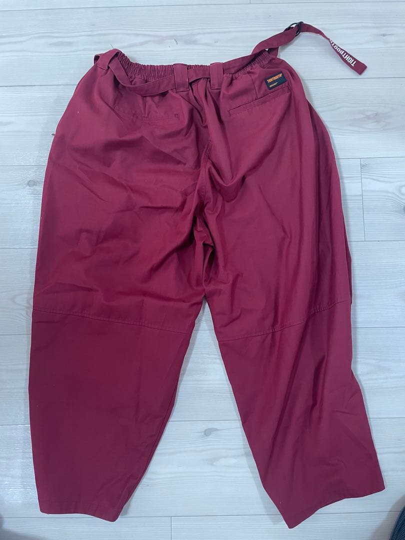 TIGHTBOOTH パンツ L バーガンディ