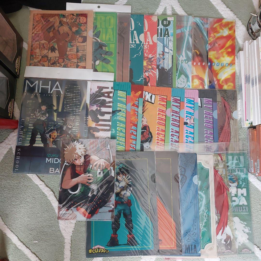 ヒロアカ クリアファイル 新聞 うちわ フライヤー セット