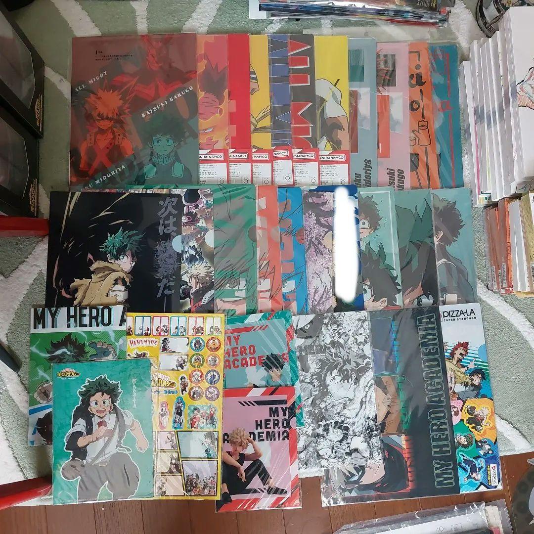 ヒロアカ クリアファイル 新聞 うちわ フライヤー セット