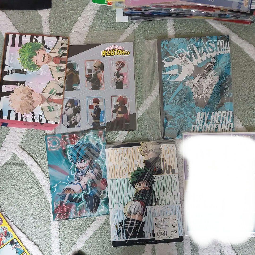 ヒロアカ クリアファイル 新聞 うちわ フライヤー セット