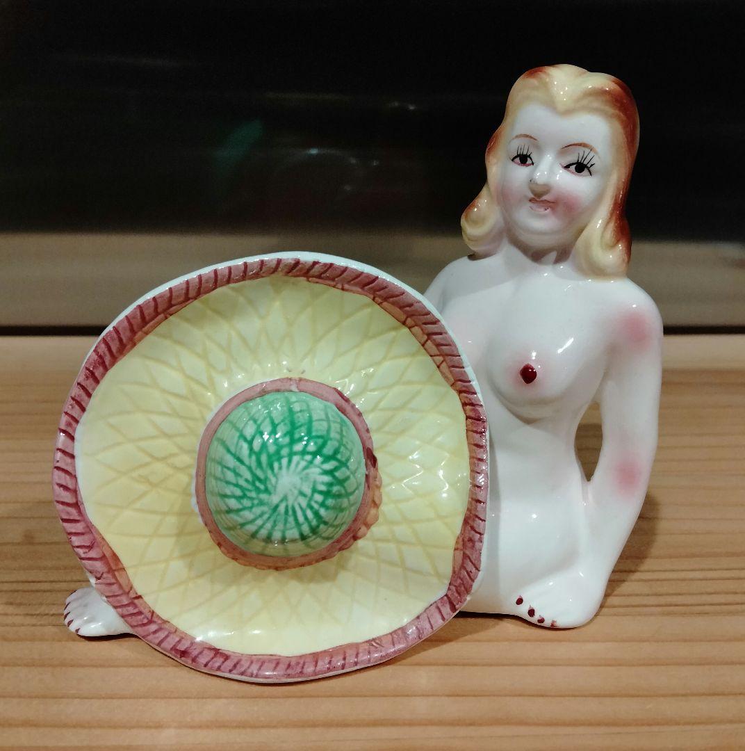 50s 美品　ビンテージ　S&P エロ　ヌード　ピンナップ 麦わら