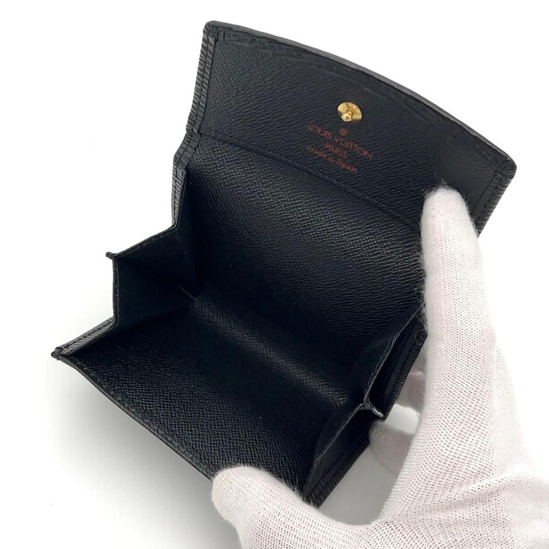 限界価格❣️ルイヴィトン エピ ケース ポルトモネサーンプル 黒 男女兼用