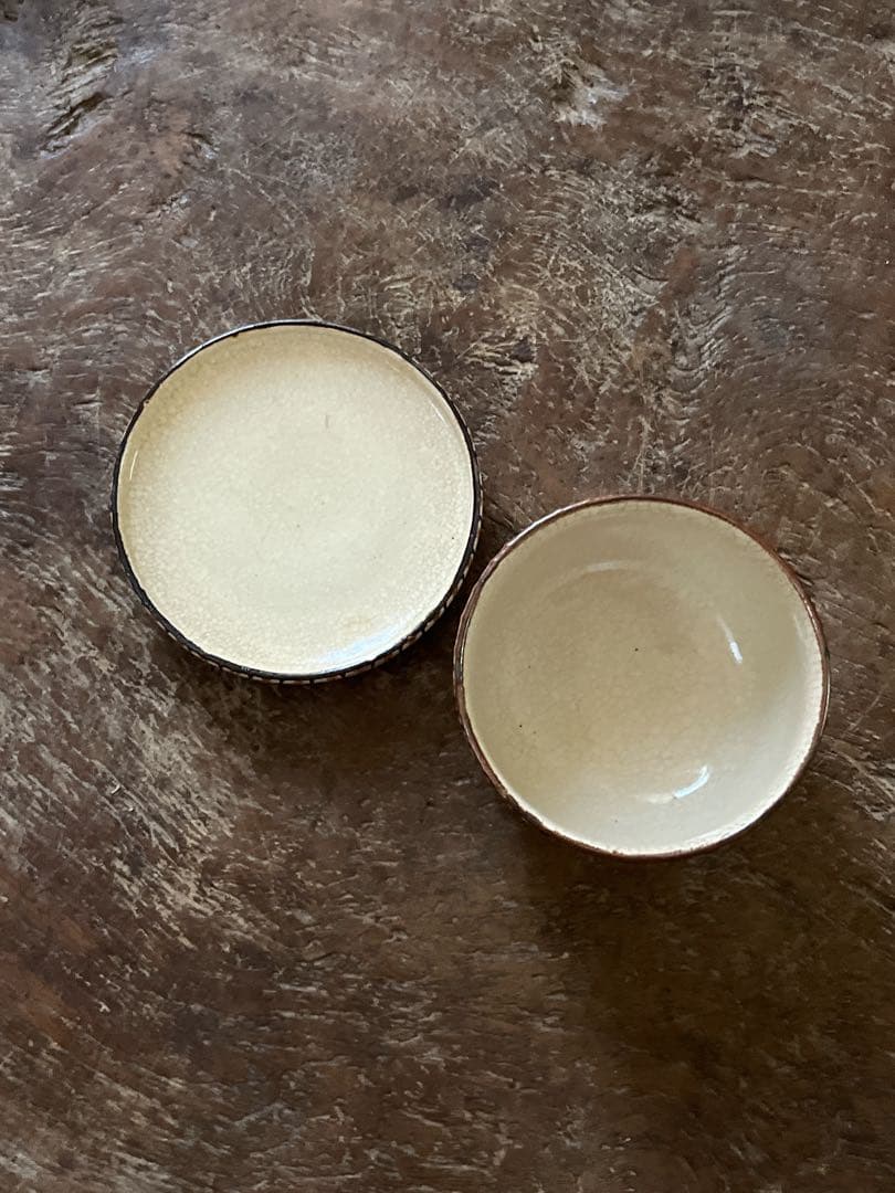 麦藁手　古瀬戸　幕末　蓋付き向付