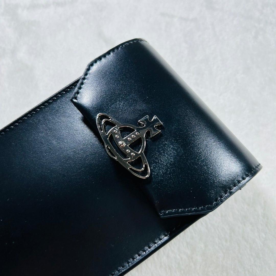 未使用 ヴィヴィアンウエストウッド フォンケース ショルダーバッグ ブラック